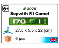 Chasseur anglais biplan SOPWITH F.1 CAMEL